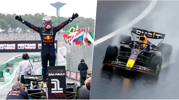 Max Verstappen arrasó en Interlagos bajo la lluvia
