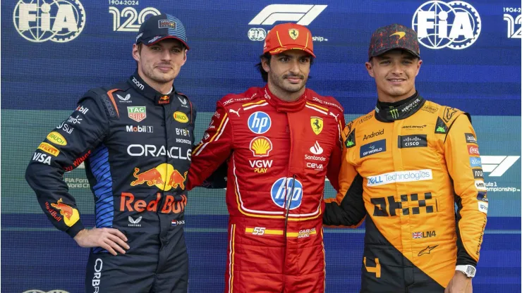 Max Verstappen, Carlos Sainz y Lando Norris, tres de los mejores pilotos de la temporada 2024 de la Fórmula 1.
