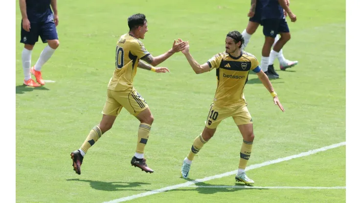 Boca celebra la apertura del marcador en Nashville