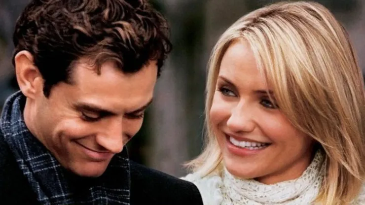 Cameron Diaz and Jude Law in The Holiday.
