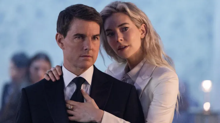 Tom Cruise and Vanessa Kirby on "Mission: Impossible: Dead Reckoning"
