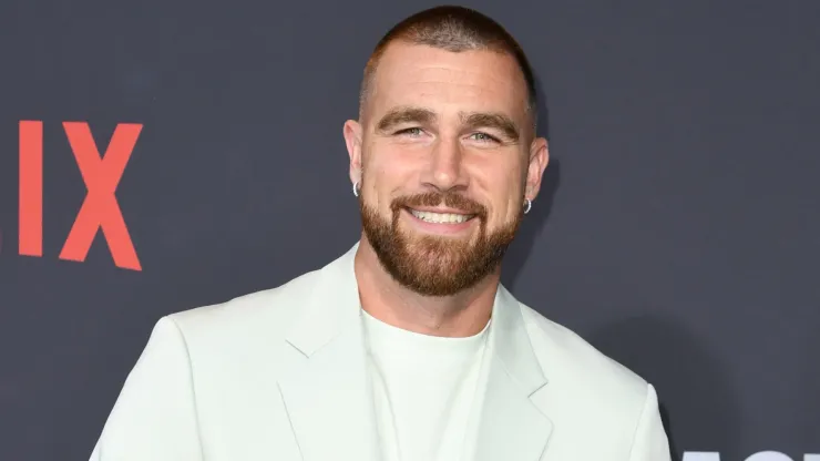 Travis Kelce attends the Los Angeles Premiere Of Netflix's "Quarterback".
