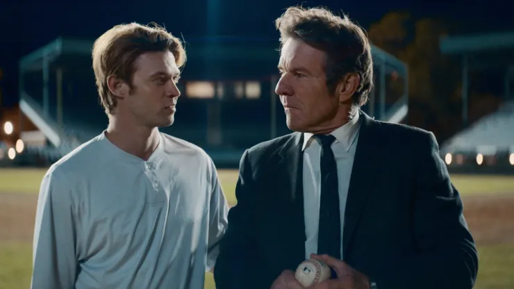 Dennis Quaid and Colin Ford in The Hill.
