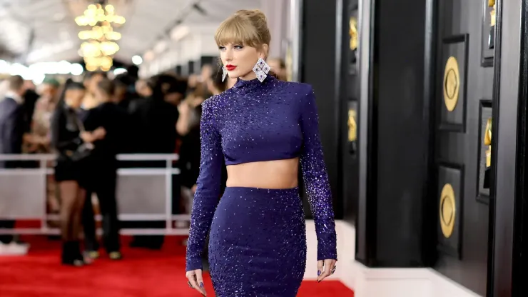 Taylor Swift attends the 65th GRAMMY Awards on February 05, 2023.
