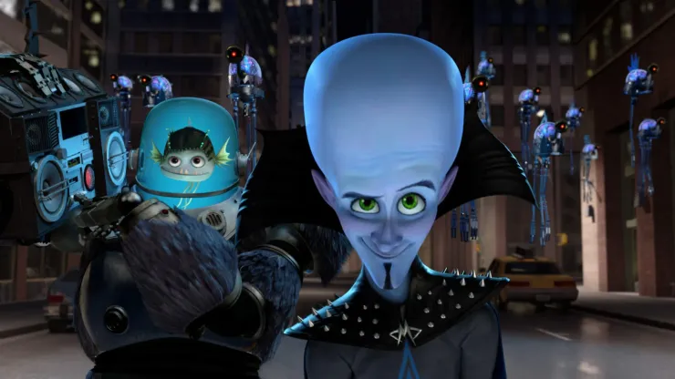 Will Ferrell and David Cross in Megamind.
