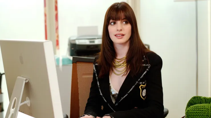 Anne Hathaway in The Devil Wears Prada.
