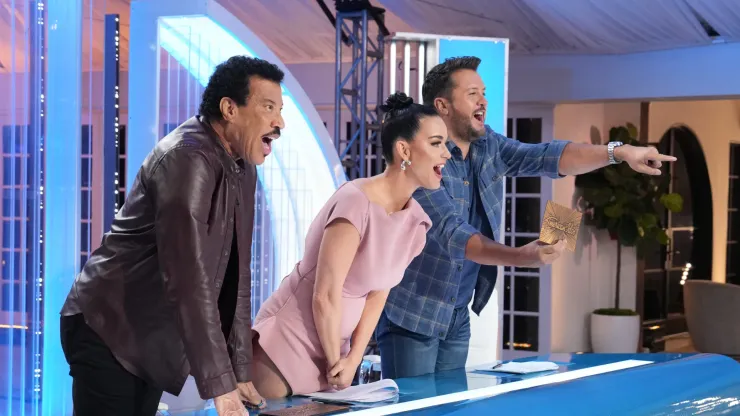 Lionel Richie, Katy Perry and Luke Bryan in 'American Idol' 
