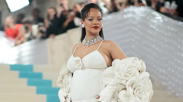 Rihanna at the 2023 Met Gala 
