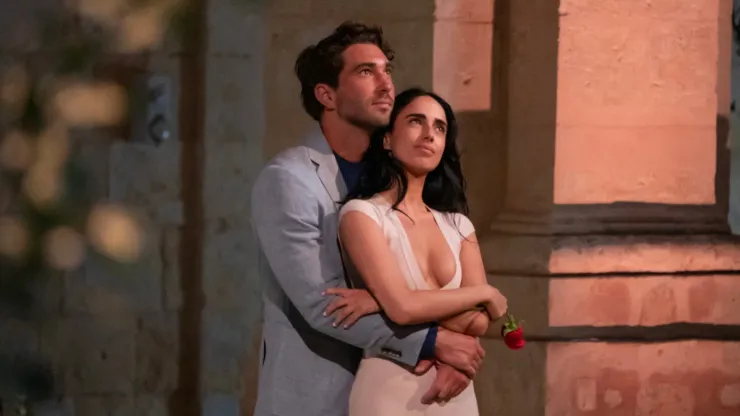 Maria Georgas and Joey Graziadei on "The Bachelor" 
