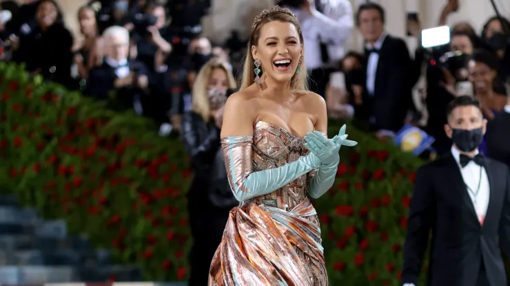 Met Gala Co-Chair Blake Lively attends The 2022 Met Gala Celebrating "In America: An Anthology of Fashion" at The Metropolitan Museum of Art on May 02, 2022.
