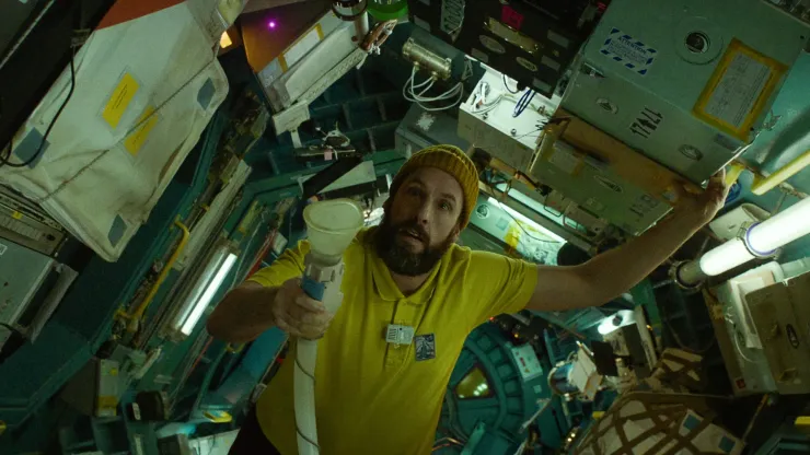 Adam Sandler in Spaceman.
