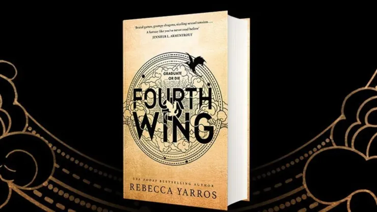 Rebeca Yarros' Fourth Wing.
