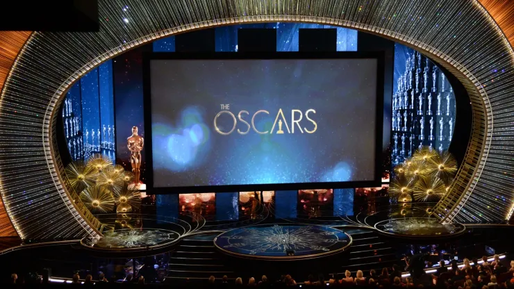 View of the stage during the 88th Annual Academy Awards at the Dolby Theatre on February 28, 2016.
