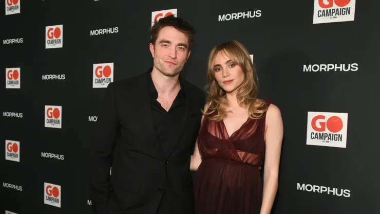 Robert Pattinson and Suki Waterhouse 
