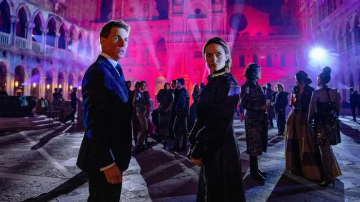 Tom Cruise and Rebecca Ferguson in "Mission: Impossible: Dead Reckoning" 
