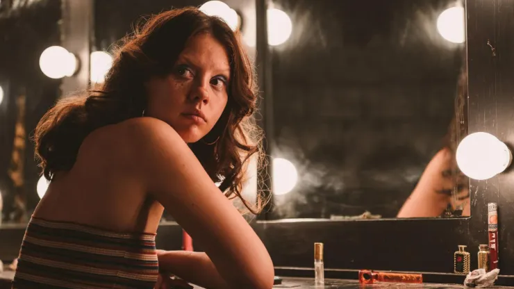 Mia Goth in "X" 
