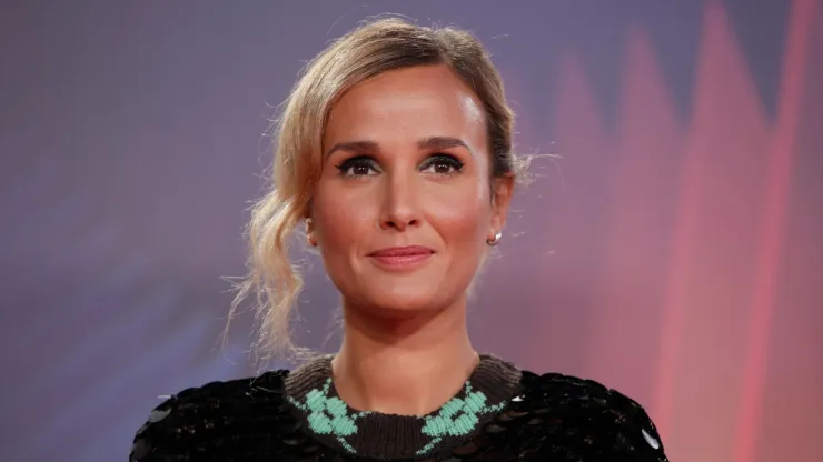 Director and screenwriter Julia Ducournau attends the "Titane" UK Premiere during the 65th BFI London Film Festival at The Royal Festival Hall on October 09, 2021 in London, England. 
