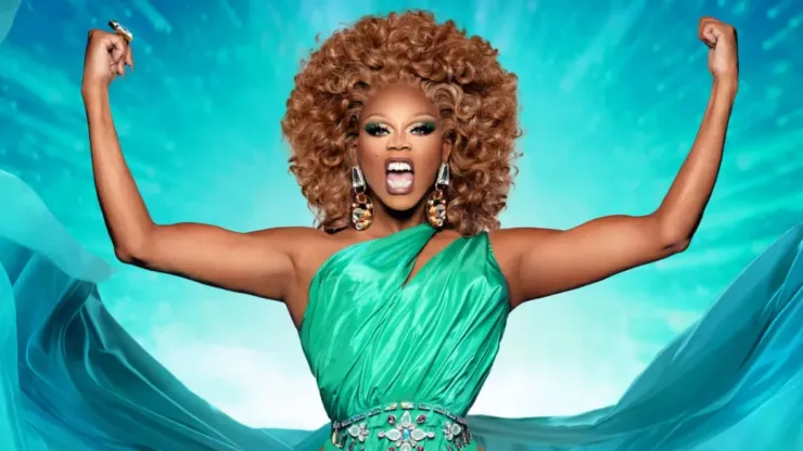 RuPaul in the poster for RuPaul's Drag Race All Stars: Season 9.
