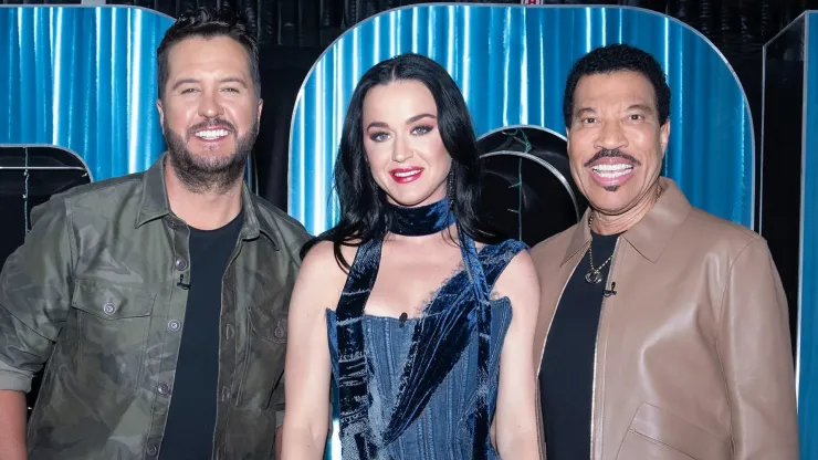 Katy Perry, Luke Bryan and Lionel Richie in American Idol.
