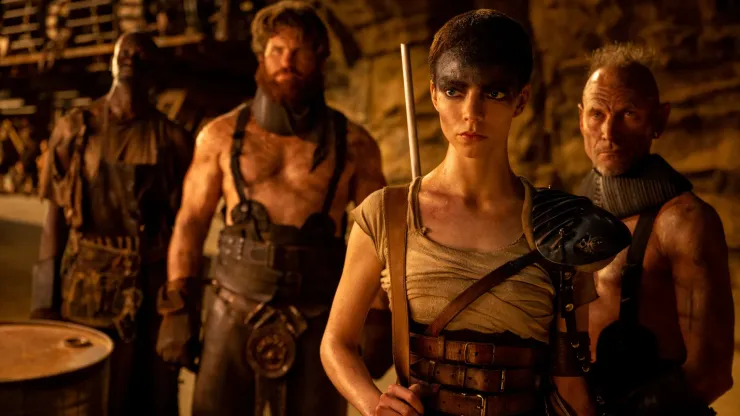 Anya Taylor-Joy and Chudier Gatwech in Furiosa: A Mad Max Saga.
