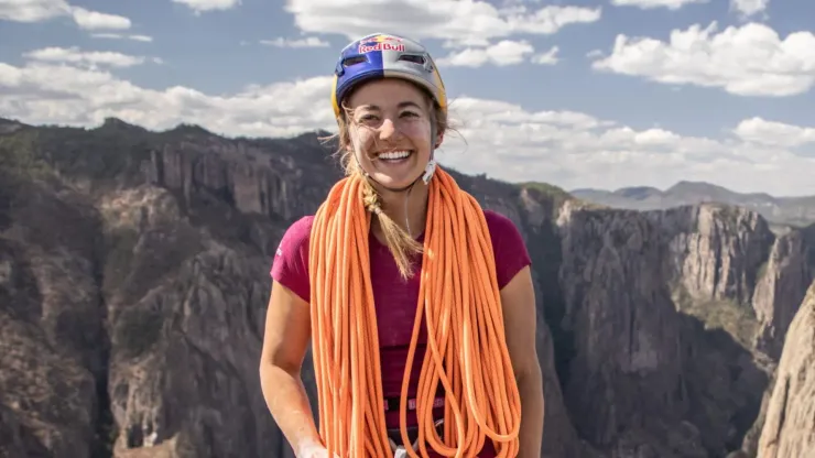 Sasha DiGiulian in "Here to Climb".
