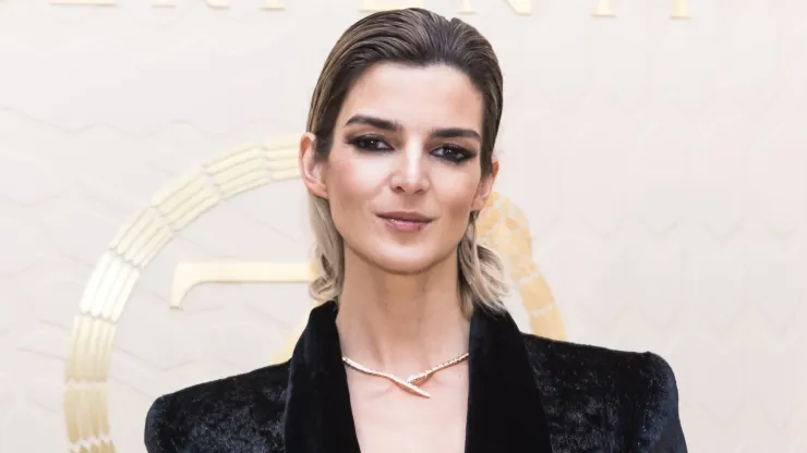 Clara Lago attends the 'Bvlgari Serpenti: 75 Years Of Infinite Tale' photocall at the Thyssen-Bornemisza Museum on February 16, 2023.
