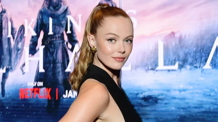 Frida Gustavsson attends Netflix's Vikings: Valhalla Season 2 special screening at Netflix Home Theater on December 07, 2022.
