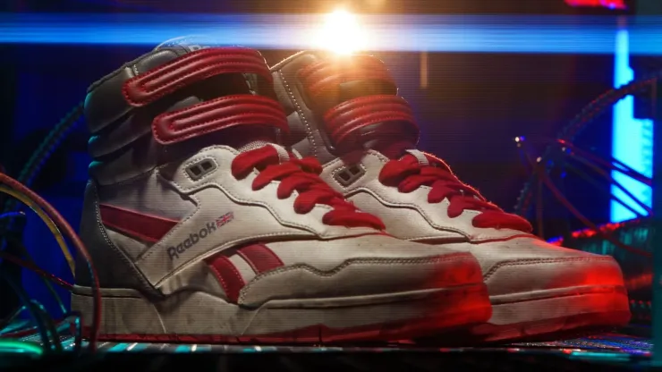 The Rebook "Alien: Romulus" sneakers.
