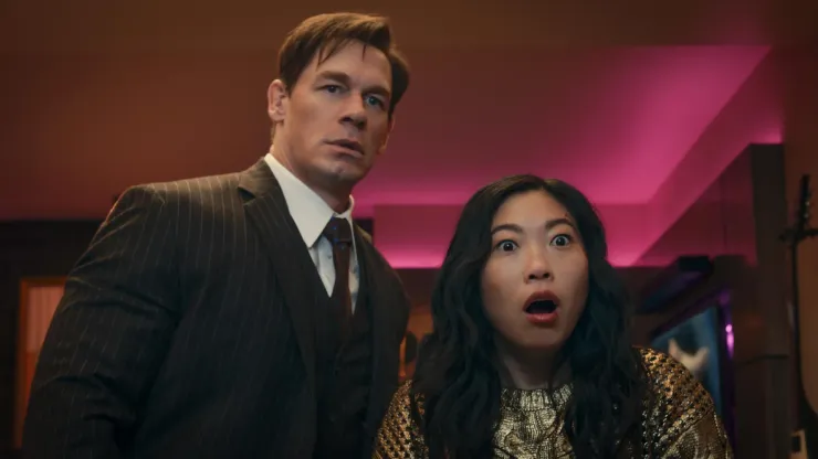 John Cena and Awkwafina in Jackpot!
