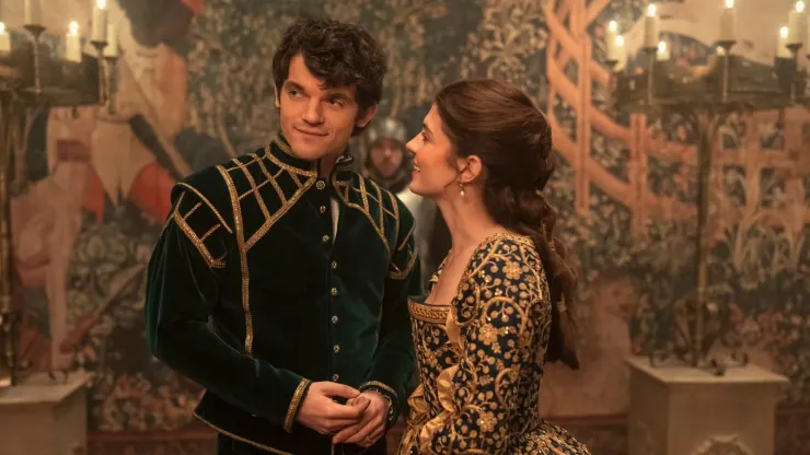 Emily Bader and Edward Bluemel in My Lady Jane.
