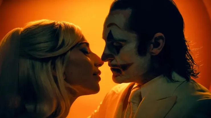 Lady Gaga and Joaquin Phoenix in Joker: Folie à Deux.
