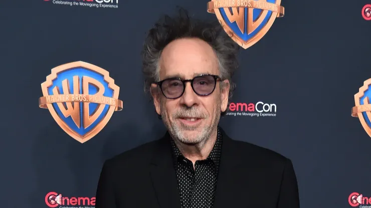 Tim Burton attends during Warner Bros. Pictures' "The Big Picture," a special presentation of its upcoming slate during CinemaCon, the official convention of the National Association of Theatre Owners, at Caesars Palace on April 09, 2024 in Las Vegas, Nevada. 
