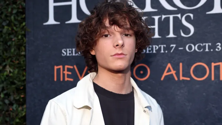 Mason Thames attends the Opening Night Celebration of Halloween Horror Nights at Universal Studios Hollywood on September 07, 2023.
