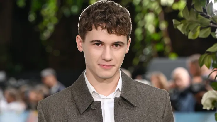 Sam Nivola attends the UK Premiere of "The Perfect Couple" at the BFI IMAX Waterloo on September 02, 2024.
