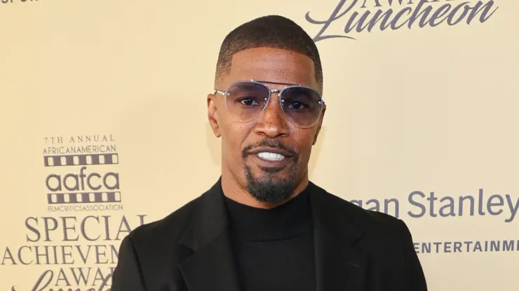 Jamie Foxx, winner of the Producers Award, attends the AAFCA Special Achievement Honorees Luncheon at The Los Angeles Athletic Club on March 03, 2024 in Los Angeles, California.
