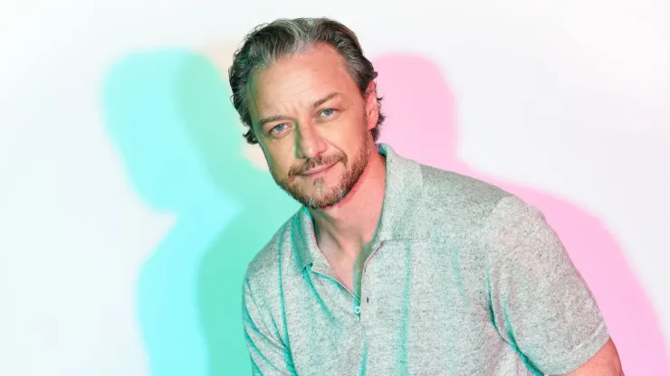 James McAvoy poses in the IMDboat Exclusive Portrait Studio at San Diego Comic-Con 2024.
