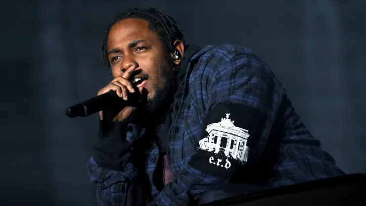 Kendrick Lamar performs on the Samsung Stage during day two at Austin City Limits Music Festival 2016 at Zilker Park on October 1, 2016 in Austin, Texas. 
