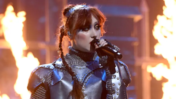 Chappell Roan performs on stage during the 2024 MTV Video Music Awards at UBS Arena on September 11, 2024 in Elmont, New York.
