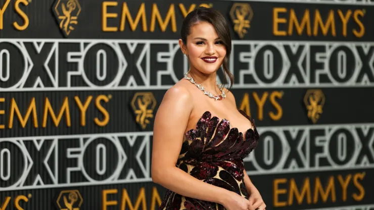 Selena Gomez attends the 75th Primetime Emmy Awards at Peacock Theater on January 15, 2024.
