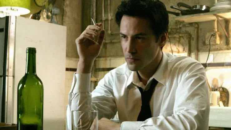 Keanu Reeves as John Constantine in Constantine.
