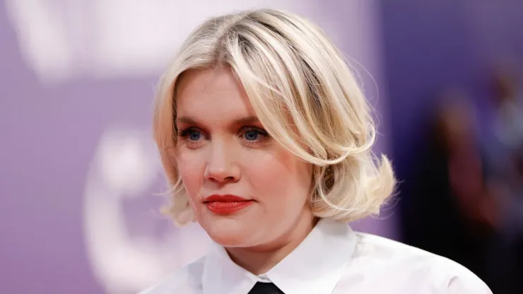 Emerald Fennell attends the BFI London Film Festival Opening Night Gala Screening of "Saltburn" at Royal Festival Hall on October 04, 2023 in London, England.
