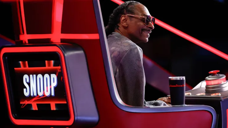 Snoop Dogg as a coach on season 26 of The Voice.
