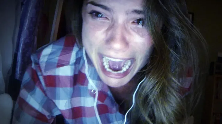 Shelley Hennig in "Unfriended".
