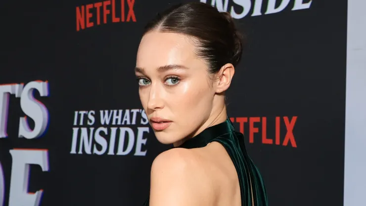 Alycia Debnam-Carey attends Netflix's "It's What's Inside" BeyondFest premiere at Egyptian Theatre on October 01, 2024.
