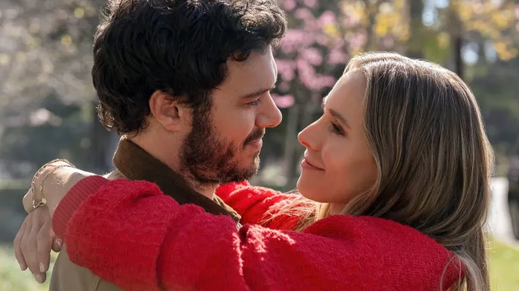 Kristen Bell and Adam Brody in Nobody Wants This.
