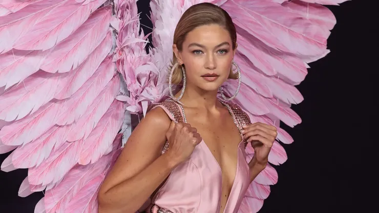 Gigi Hadid walks the runway for the Victoria's Secret Fashion Show 2024.
