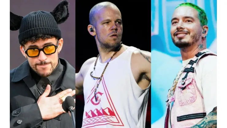 Bad Bunny, Residente y J Balvin, tres de los artistas más escuchados en Latinaomérica
