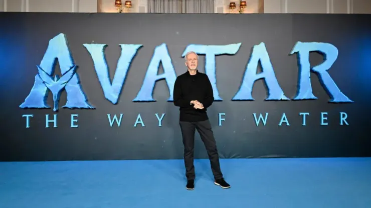 LONDON, ENGLAND - DECEMBER 04: James Cameron attends the photocall for "Avatar: The Way of Water" at The Corinthia Hotel on December 04, 2022 in London, England. (Photo by Gareth Cattermole/Getty Images for Disney)
