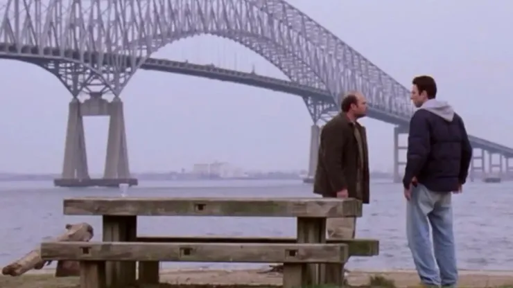 La serie ‘The Wire’ grabó escenas frente al puente de Baltimore
