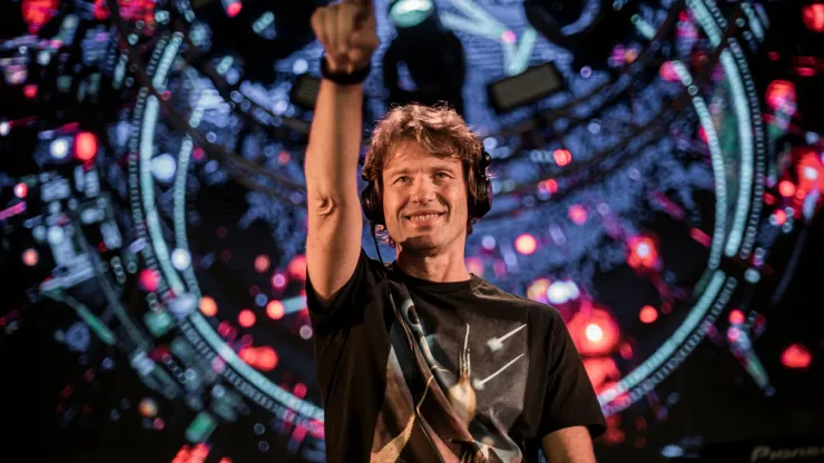 Cattaneo estuvo en la Creamfields Argentina 2015.
